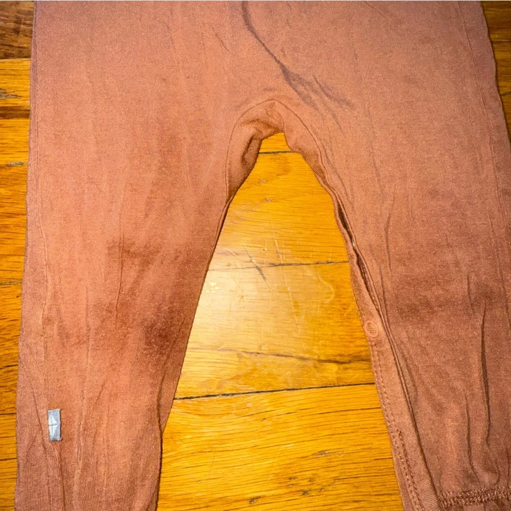 KYTE BABY‎ Long SleevE Footie One Piece Bamboo Pajamas Apricot Color 3-12 Mo